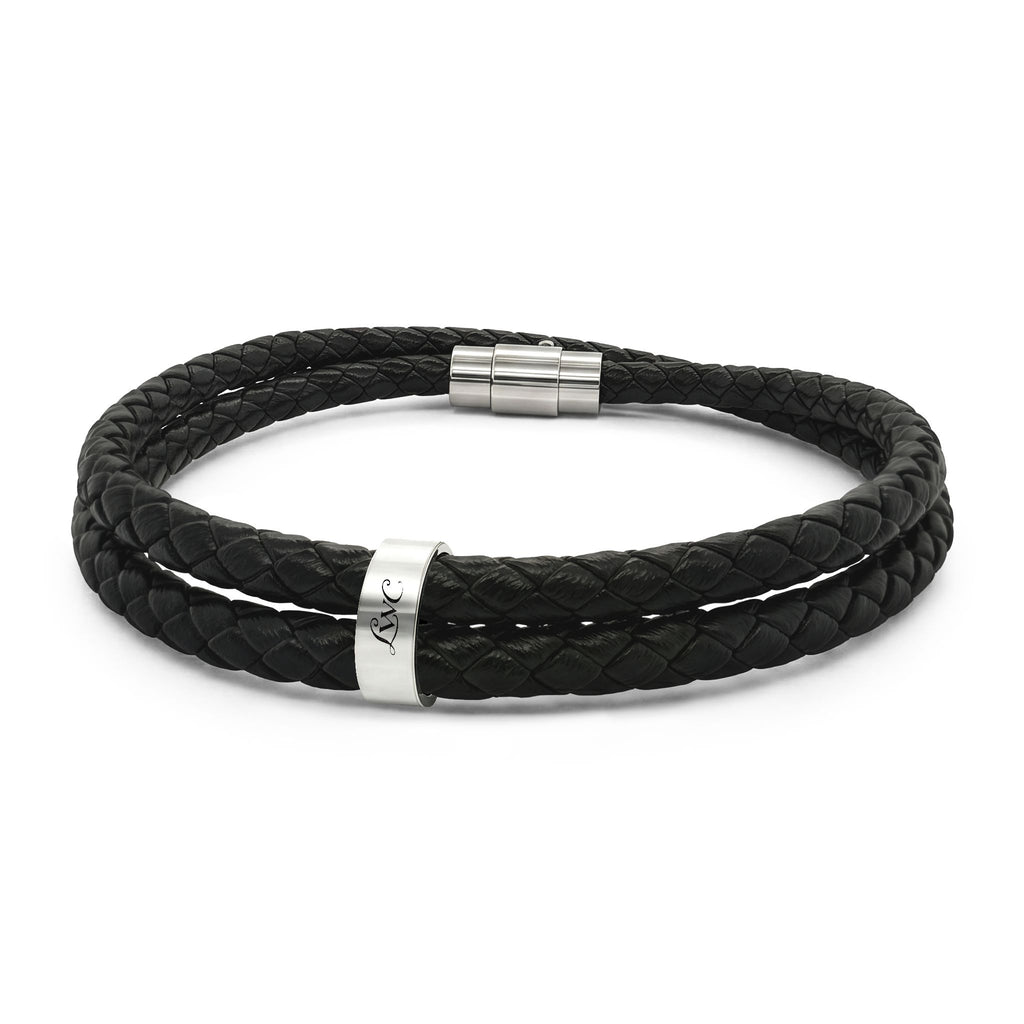 LWC Leather Bead Bracelet