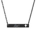 LWC Cross Bar Necklace
