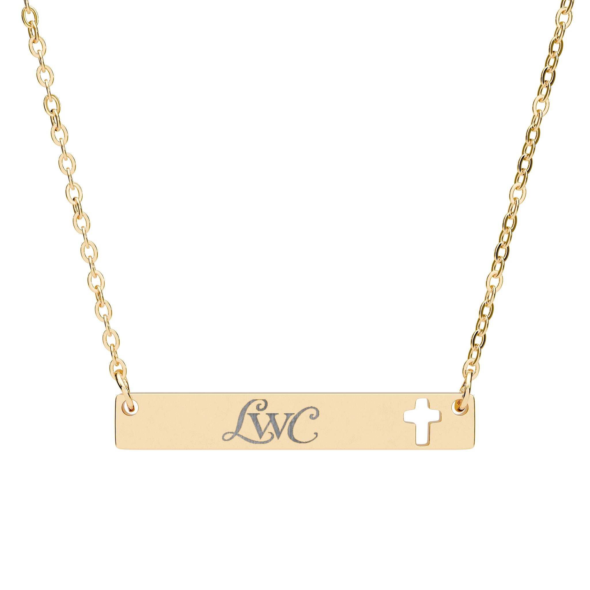 LWC Cross Bar Necklace