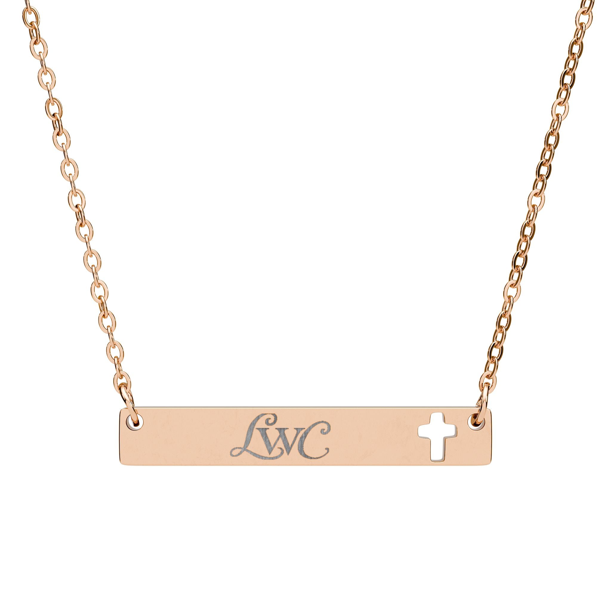 LWC Cross Bar Necklace