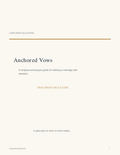 Cover image for the Anchored Vows wedding guide