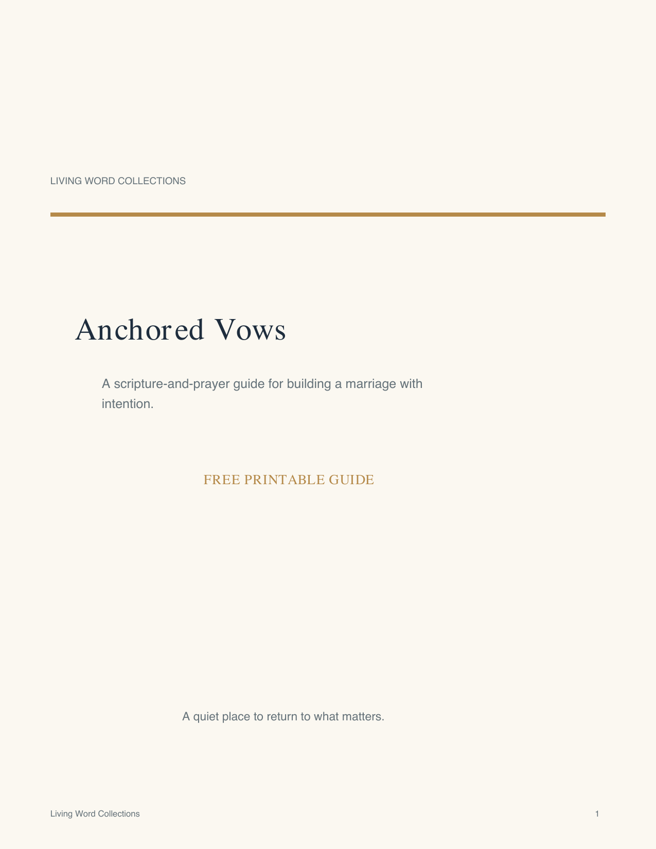 Cover image for the Anchored Vows wedding guide