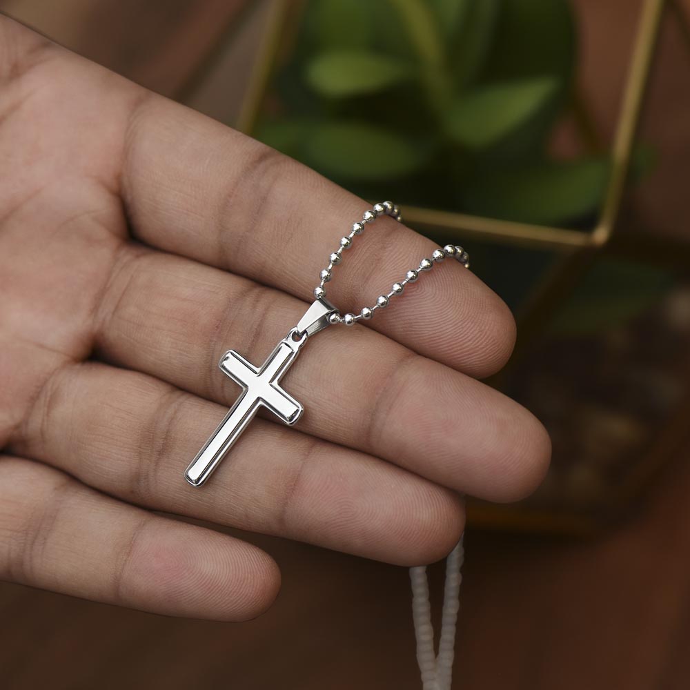 LWC Be Still Cross Necklace