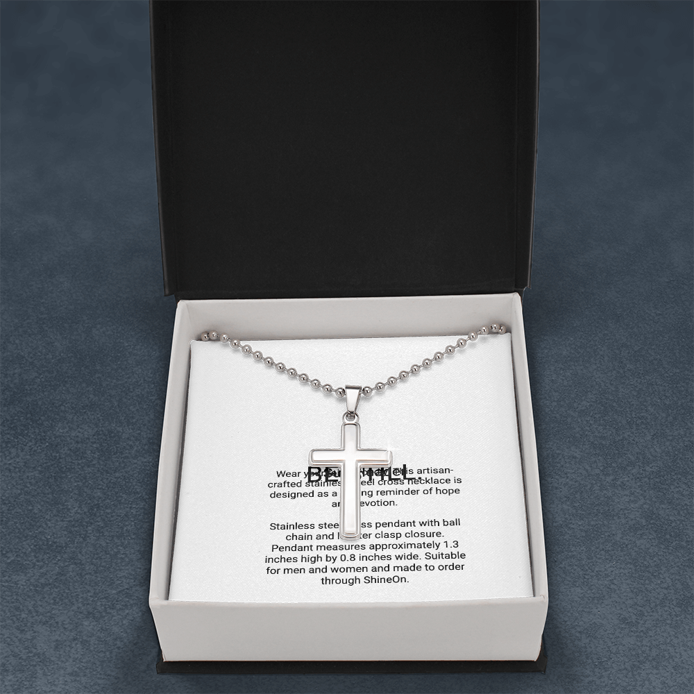 LWC Be Still Cross Necklace