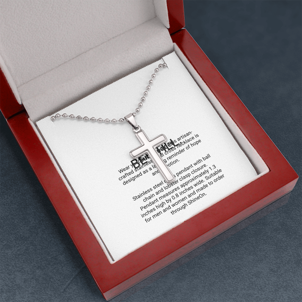LWC Be Still Cross Necklace