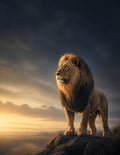 Fear journal cover: Lion of Judah at dawn