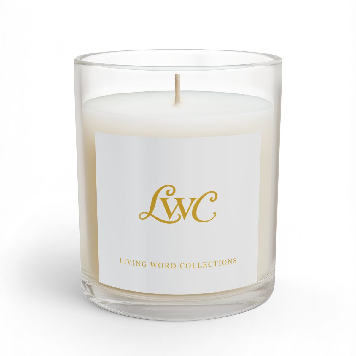 LWC Signature 11oz candle in clear glass
