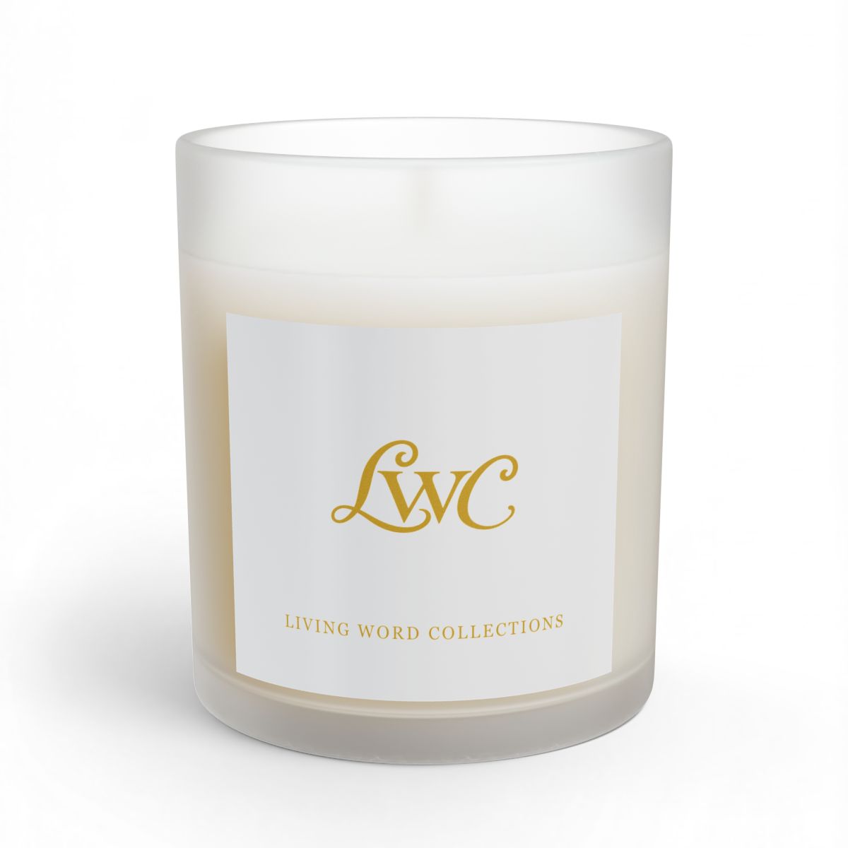 LWC Signature 11oz candle in frosted glass