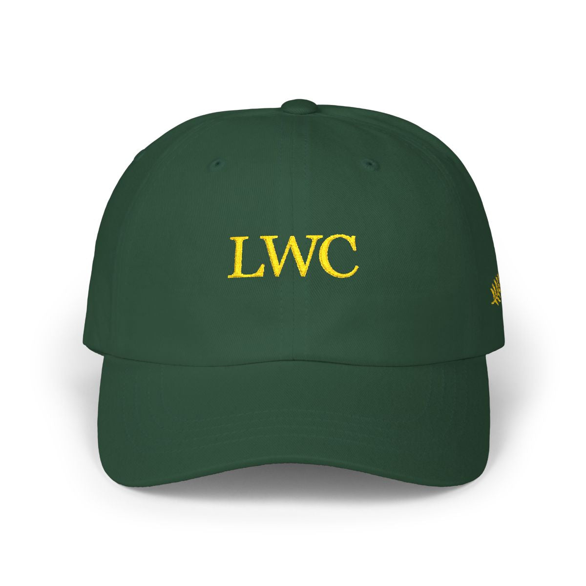 LWC Walk by Faith embroidered dad cap in Spruce.