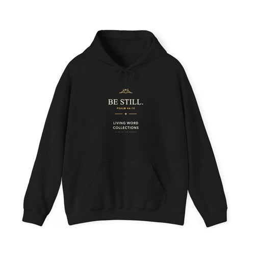 LWC Be Still heavyweight hoodie front